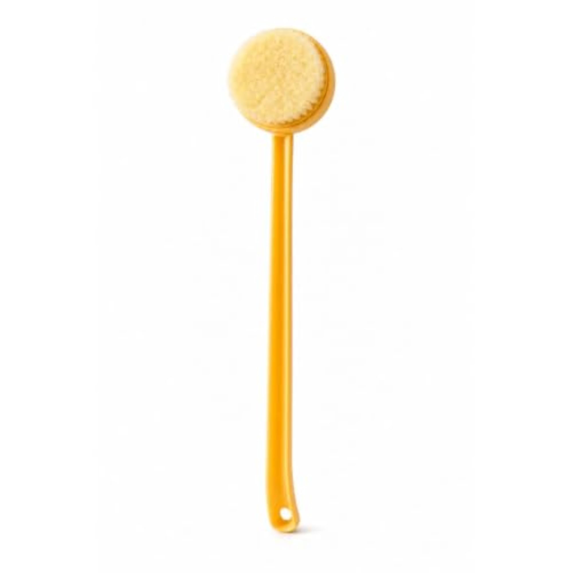 Soft-Bristled Bath Brush with Long Handle, Detachable