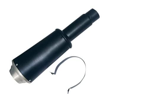 TOROSSO Universal Bike Silencer Exhaust System Bike Muffler | Universal for All Bikes and Scooty (Black)