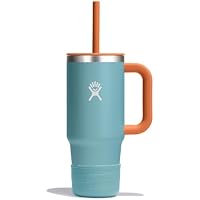 24-Oz Hydro Flask Kids Stainless Steel Tumbler w/ Straw Cap (SEASPRAY)