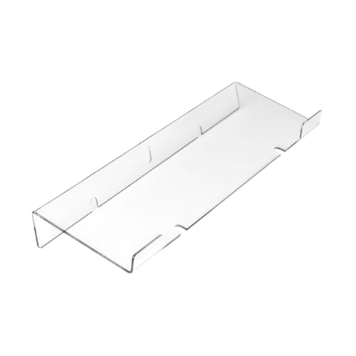 Tofficu Soporte De Teclado Acrílico Ergonómico 43,2x14x4 Cm Elevador Inclinado para Oficina y Juegos Adaptable a Varios Teclados
