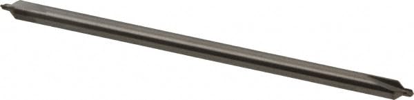 Hertel Combo Drill & Countersink, #2, 3/16" Body Diameter, 118° Angle, Solid Carbide, Bright Polished Finish, 5/64" Point Diameter, 4" OAL, Right Hand Cut