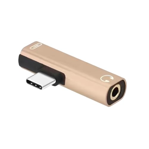 [Miflaier]Type C to 3.5mm �ϊ��A�_�v�^ 2in1 �[�d+���y�������p PD100W�}���[�d�Ή� DAC���� �^�C�vC�C���z���ϊ� �A�_�v�^ �A���~�j�E������ �R���p�N�g T�^�f�U�C�� iPhone16/15//�^�u���b�g�Ή� �u��