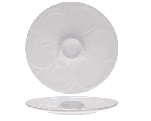 Catálogo de Platos para ostras - solo los mejores. 43 Cosy Trend - Plato para ostras (28,5 cm), color blanco