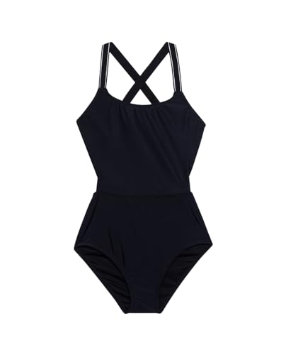 Gottex Girls Kids Toddler and Little Hearts Black Colorful One Piece Swimsuit