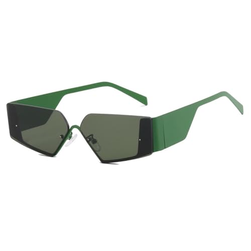 Lunettes de soleil rétro carrées LVTFCO finitions métal de qualité géométrique