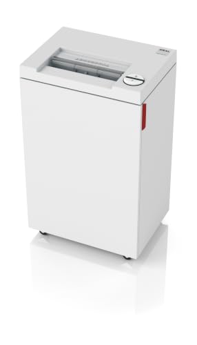 IDEAL 2465 Strip-Cut Deskside Commercial Paper Shredder, Continuous Operation, 19 to 21 Sheet Feed Capacity, Shreds Staples/Paper Clips/Credit Cards/CD/DVDs, P-2 Security