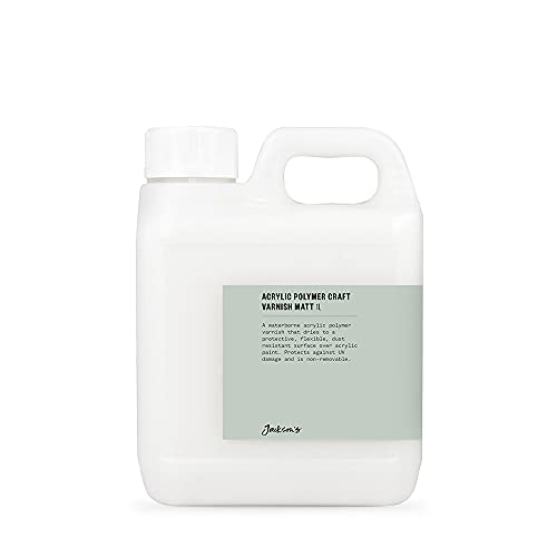 Jacksons Acrylic Polymer Varnish Matte : 1 Litre with UV stabilisers