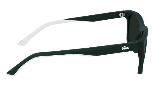 Lacoste Mens L957S Sunglasses, Matte Green, Medium Us #TOP3