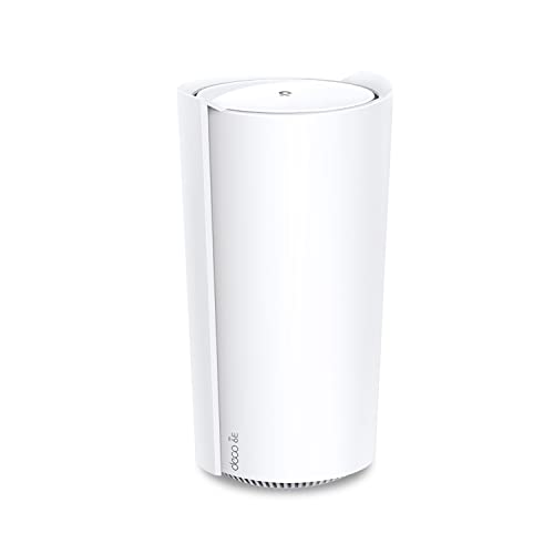 TP-Link Deco Mesh WiFi AXE11000 Tri-Band WiFi 6E Mesh Network System(Deco XE200) - Replaces Wireless Internet Router and Extender, 10Gbps Ethernet Port, Compatible with Alexa, 1-Pack (Renewed)