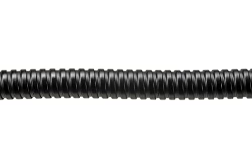 Croydex 1.75m Matt Black Reinforced Stainless Steel Shower Hose, Large Bore, 2 Matt Black Conical Fitments - Image 3