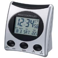 Preisvergleich Produktbild Technoline Radio Controlled Clock Schwarz, Silber
