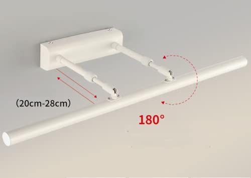 Lampe de salle de bain étanche et extensible orientable 180°