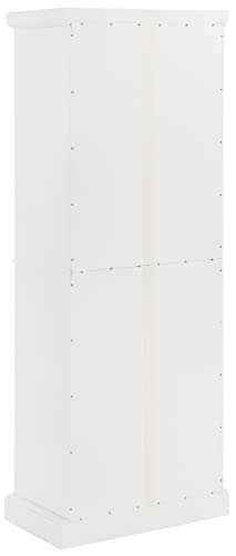 Crosley Furniture Shoreline Coastal Pantry Storage Cabinet with Shelves, Kitchen, Dining, or Laundry Room, White - Image 5