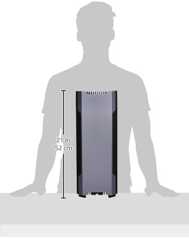 Diagram showing dimensions of the Phanteks Evolv Shift 2 Air case