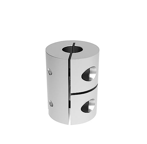 Rigid coupling,Stainless steel rigid coupling 1pcs D20L25 Stepper Motor Coupler High Precision Rigid Coupling Aluminium Alloy Shaft Coupler for CNC Parts(D20L25-5X6)