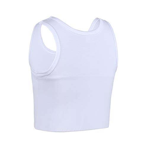 Image of Women Transgender Tomboy FTM Pull On Closure Elastic Chest Binder Pullover Tank Top