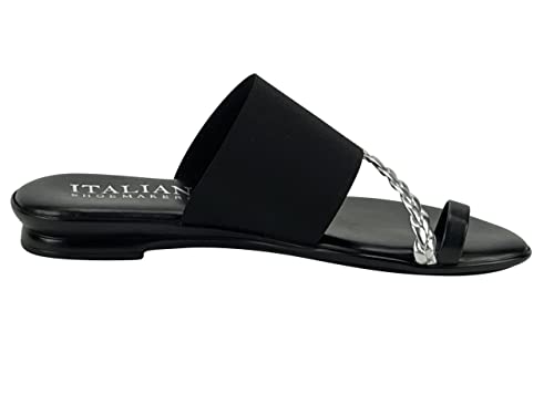 Image of ITALIAN Shoemakers Womens Cari Low Braided Strap Sandal for Women