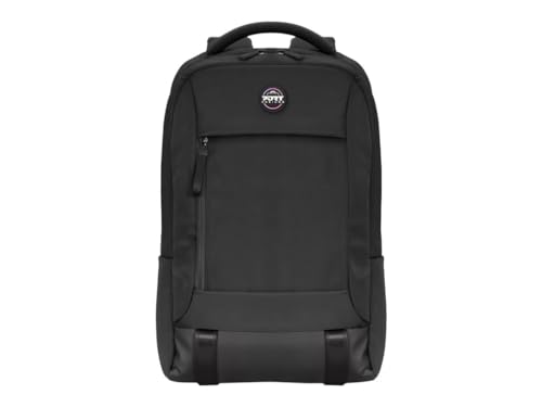 Port Designs Sac à Dos pc pour Ordinateur Portable Moderne & Confortable Base résitante à l'eau Torino II 15.6/16 Pouces Noir