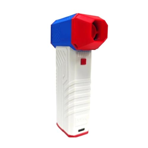 WAFOHSR Turbo Fan Jet Fan 130000RPM Wind Speed 52m/s Brushless Motor Ducted Turbofan High Power Duct Fan Dust Blower Keyboard Cleaning Tool Wide Application(White)