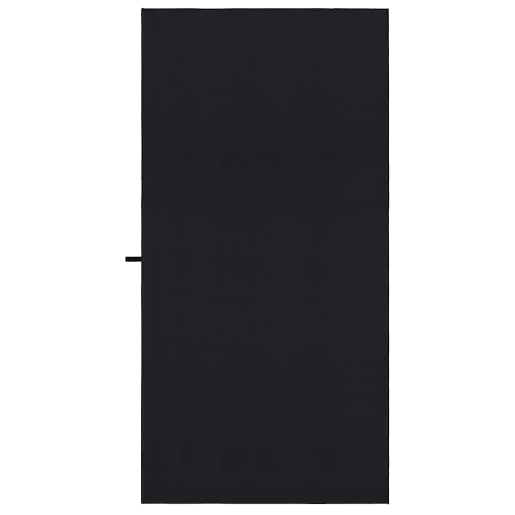 Asciugamani sportivi, 2 pezzi, nero, 180 x 90 cm, in microfibra, ad asciugatura rapida, assorbenti, morbidi, per palestra, sauna, spiaggia, spa e benessere