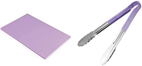 Hygiplas 23017 GL295 LDPE Chopping Board Purple 450x300x12mm Kitchen Cutting Slicing
