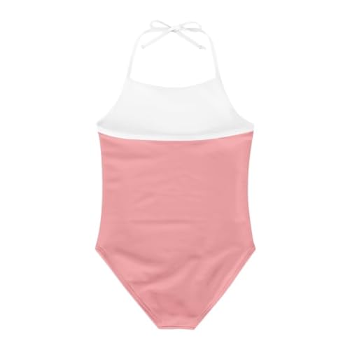 Image of Christmas Kids One-Piece Halter Swimsuits Beach Swimwear Bathing Suit for 3-10 Years Girls