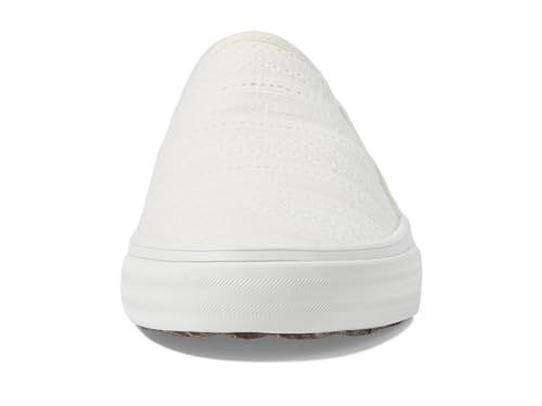 Image of Keds Womens Double Decker Canvas Slip On Sneakers Shoes Casual - Black