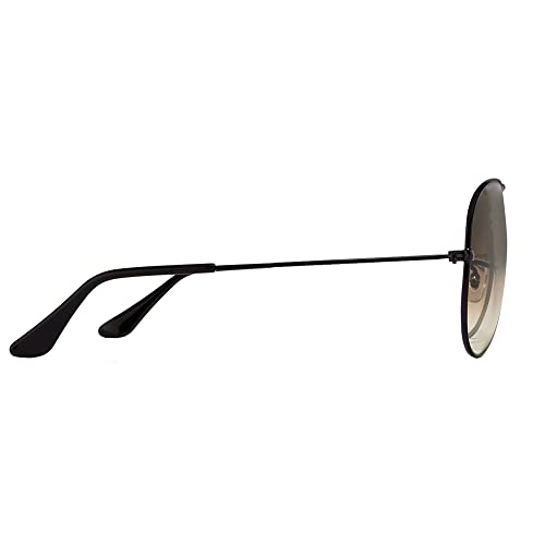Image of Louis Kouros Armstoner Aviator Classic Trendy 3026 sunglasses | Mirror Lens | 400 UV Protected | For Men's Women's | Medium | 62mm Lens Width