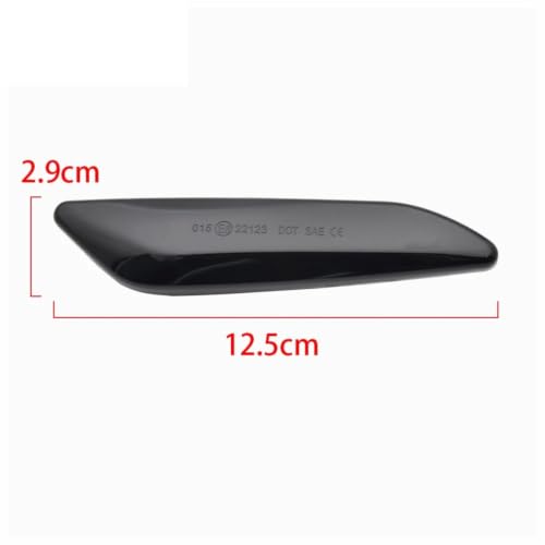 Indicador lateral intermitente dinámico para Chrysler Ypsilon coche 2 uds 2