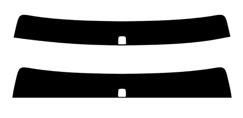 Trueline Automotive Precut Sun Visor Window Tint Film Compatible with Honda Civic Sedan 2012-2015 - Customizable Sun Visor - Sunshade for Car Windshield - Sun Visor for Car Windows - Tint Kit