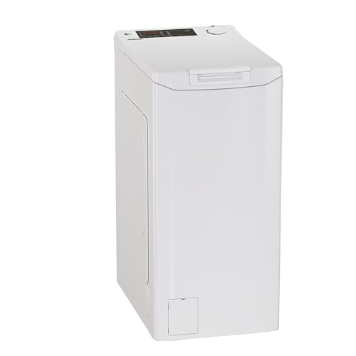 Hoover Toplader THOSQ085D2-S Waschmaschine, 8 kg, 1000 U/min., Smarte Bedienung mit Wi-Fi und Bluetooth, Gentle Touch, Mix Power System, Startzeitverzögerung, 17 Programme, Weiß