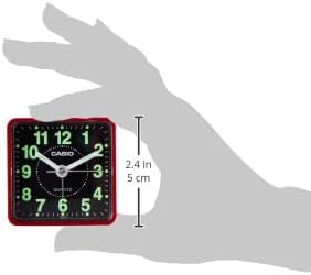 TQ140 Travel Alarm Clock - Red Red Modern