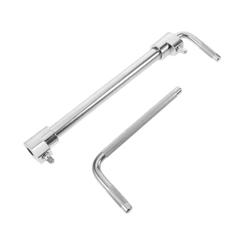 Abrazadera para cowbell de alta resistencia para baterías, con ajuste preciso de ángulo y altura, accesorio metálico para batería de gira y actuación miniatura 1