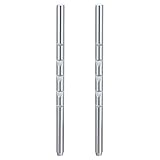 Construction robuste : fabriquée en métal durable, cette tige d'appui-tête garantit performance et fiabilité pour répondre aux besoins de votre véhicule en matière de sièges. tige d'extension droite pour appui-tête, tige de support pour appui-tête de camping-car