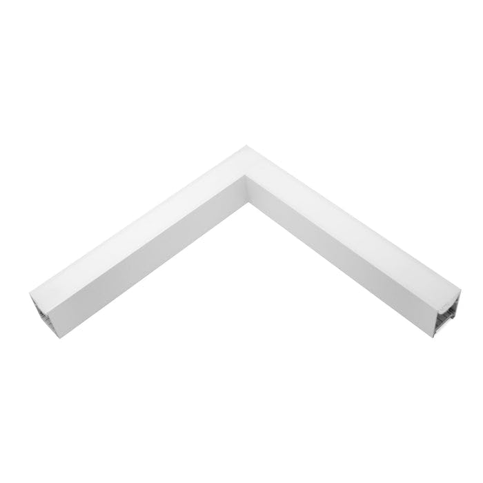 G.W.S® White 90° L Shape Connector Module for LED Linear Light, 20W 3CCT 3000K/4000K/6000K Non-Dimmable