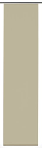Gardinia Panel Curtain, Fabric, Taupe, 5.0999999999999996 x 64.599999999999994 x 5.0999999999999996 cm, W 2" x L 25.4" (1 Panels)
