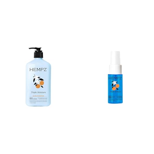 Hempz Triple Moisture Bundle - Body Lotion, 17 oz. + Body Moisturizer Spray, Hydrating Mist, 1 fl.oz. image 2