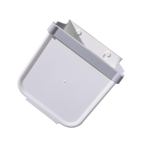 Poubelle murale pliable blanche Baluue : la solution gain de place cuisine