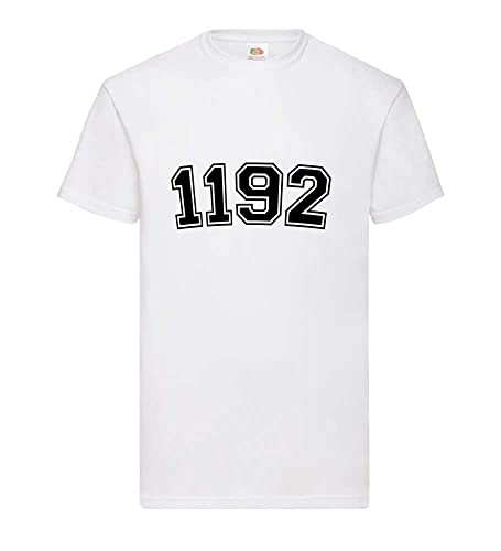 T-shirt pour homme blanc XXXL tee shirt uni manches courtes grand col rond 1192