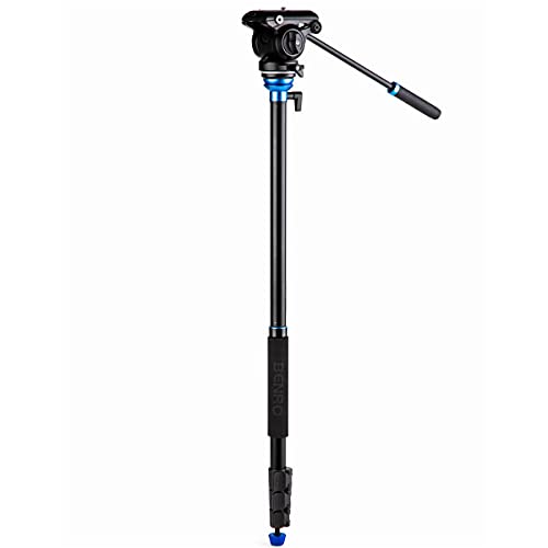Benro A2883F Reverse-Folding Aluminum Travel Tripod With S4Pro Fluid Video Head (A2883Fs4Pro) #TOP4