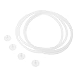 Cabilock Silikon Dichtungsringe für Lunchboxen 11cm Rund Lebensmittelechte Ersatzdichtungen 8 Stück mit Luftdichten Silikonringen für To Go Behälter