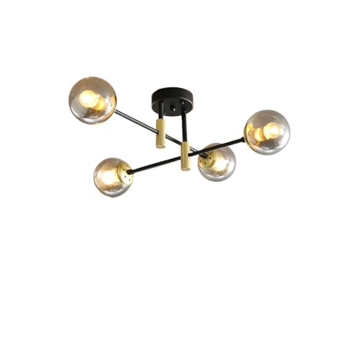 Lustre en verre bubble mid-century pour illuminer chaleureusement votre salle de bain