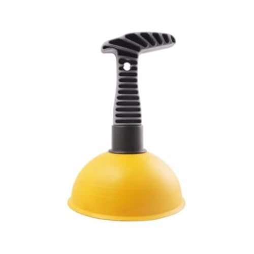 CLASSYTOUCH Sink Plunger (Yellow and Grey) Sink Cleaning Equipment Tested & Proven To Clear Unblock Tough Sink Blockage