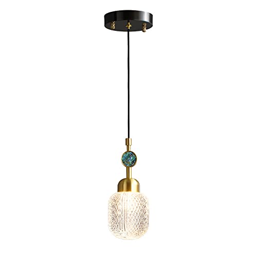 Mini lámpara de araña de cristal para isla de cocina con altura ajustable 2