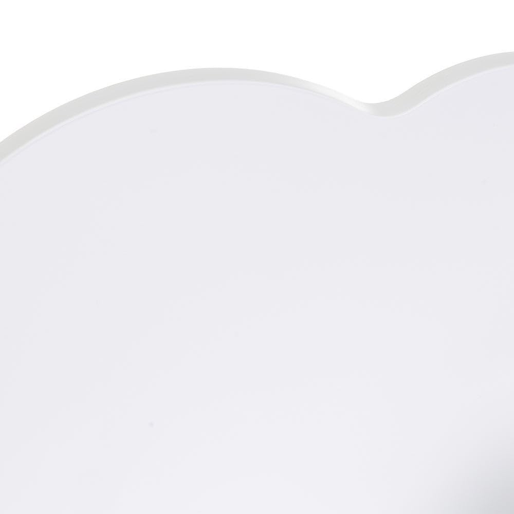 LOLAhome Estantería Flotante Infantil Blanca con Forma de Nube para Pared | Estante Infantil diseño Nube Blanco de 60 cm