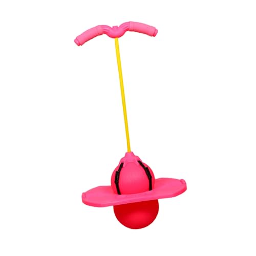 Renchey Bola de truco de, saltador de   Ball con mango y bomba,Tabla de alta para diversión al aire libre, palos de con cubierta de agarre fuerte para niños y niñas, capacidad de equilibrio de