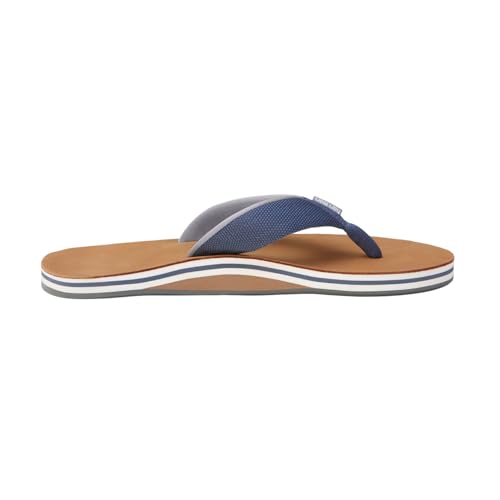 Hari Mari- Scouts- Men’s Nubuck Leather Flip Flops With Nylon Webbing Strap- No Break Ins, Firm Arch Support, and Beveled Edge to Reduce Tripping3