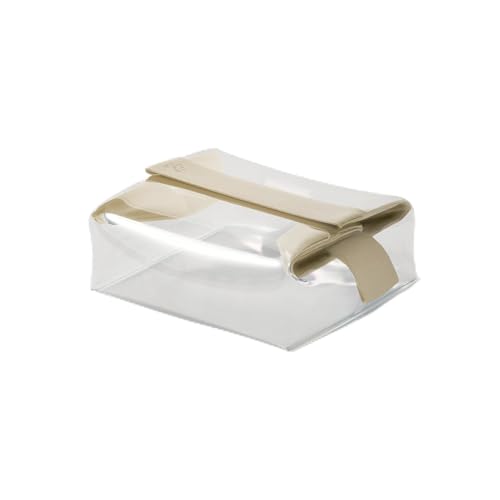 Cadence Parcel - Clear Kit with Magnetic Closure - Durable and Leak-Resistant Travel Toiletry Kit -...