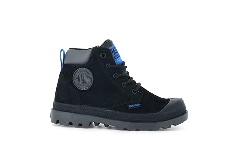 Palladium, PAMPA HI CUFF WP OZ, Boots Outdoor kids, Noir, 28, EU