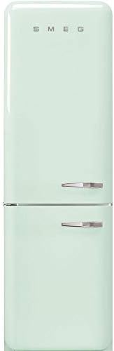 Smeg FAB32 Retro Refrigerator โ 50s Style Fridge with Bottom Freezer, No-Frost, LED Display & Lighting, LifePlus Zone, Multi-Airflow โ 12.2 cu ft โ Pastel Green - Made in Italy